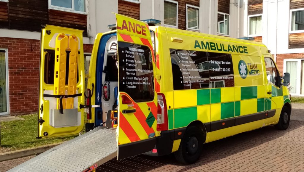 Non-Emergency Patient Transport ambulance