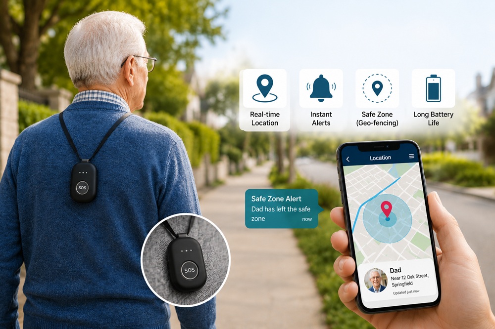 GPS smart technology for dementia wandering prevention