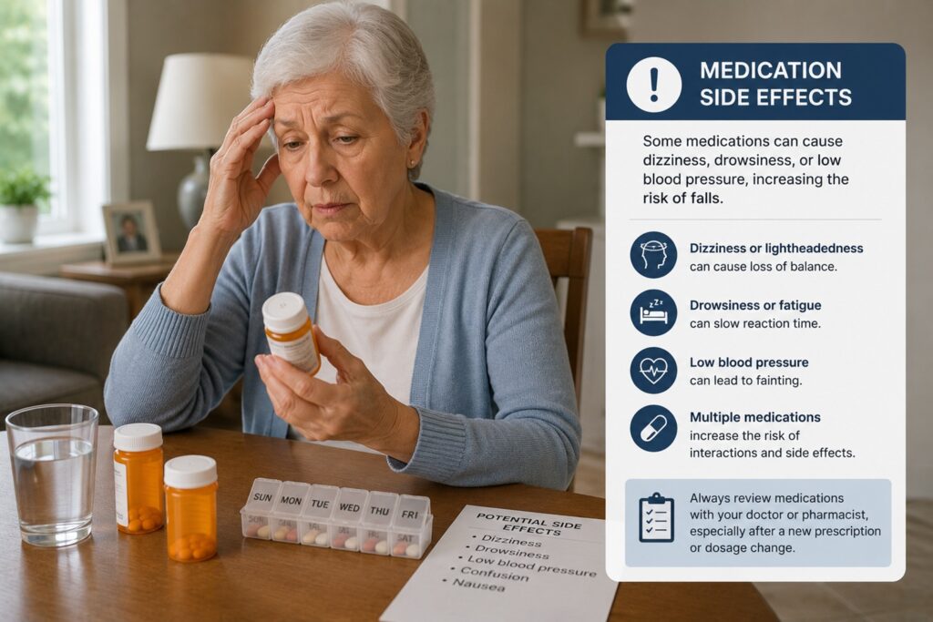 Medication review helps reduce fall risk in older adults with dementia