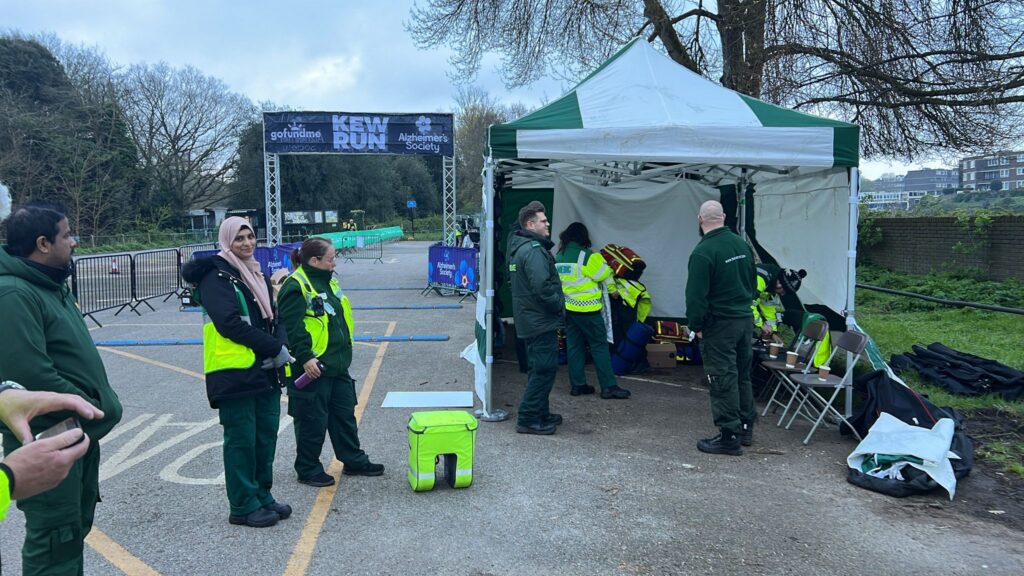 event medical plan first aid point at outdoor festival