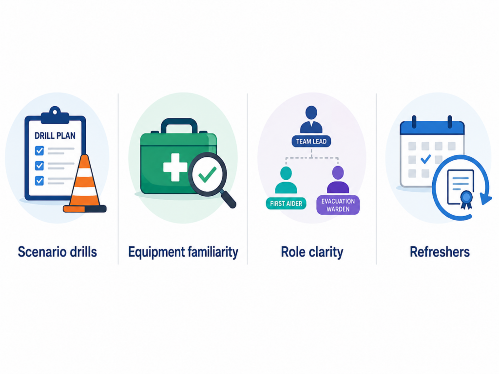 Key elements of bespoke first aid training programmes